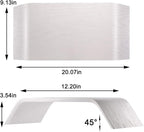 SAMDI Wooden Computer Monitor Stand, Desktop Accessories, Laptop Stand, Notebook Stand, for MacBook Stand (Oak Wood White)