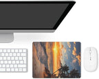 Sunset Beach Mouse Pad, Square Mousepad,Waterproof Mouse Mat Non-Slip Rubber Base MousePads for Office Home Laptop Travel, 9.5"x7.9"x0.12" Inch