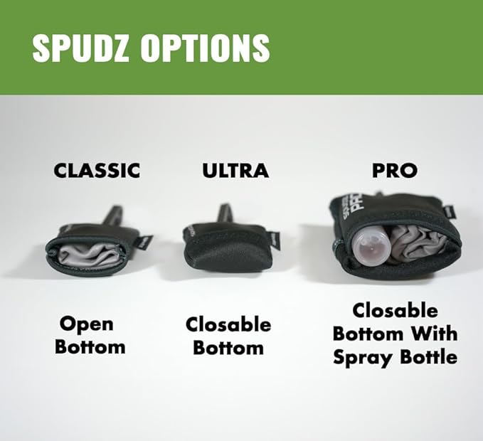 SPUDZ Classic Microfiber Lens Cleaner – Clip-On Pouch, Washable – for Binoculars, Scopes, Glasses, Screens | Multi-Camo, 10 x 10 Inch (2-Pack)