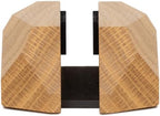 Oakywood Vertical Laptop Stand Wood - Adjustable Wooden Dock for Desk, Compatible with All MacBook Pro, MacBook Air, iPad, Handmade Oak Wood, Computer Stand, Laptop Holder