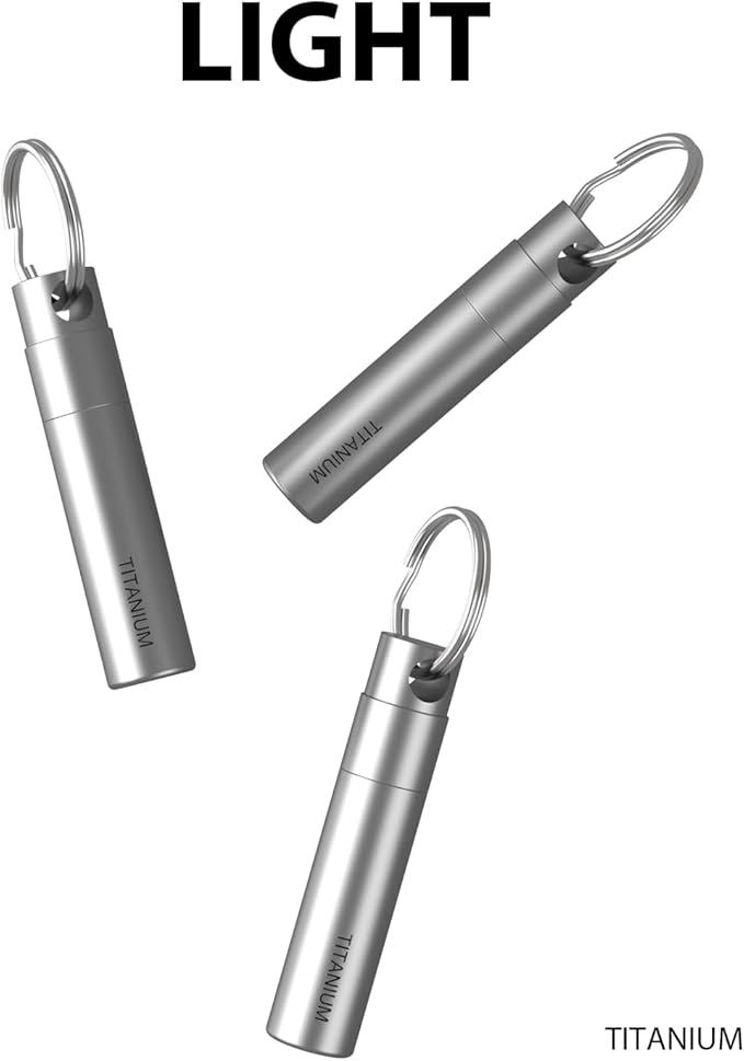 Titanium SIM Card Removal Tool with Keyring, Sim Card Tray Remover Eject Pin Key Tool for iPhone iPad Samsung Galaxy Smart Phone/Tablet and More，Gray