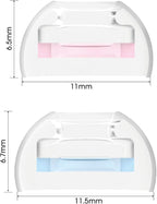 SpinFit CP1025-M/S- Medical Grade Silicone Patented Ear Tips, Secure Fit and Supreme Comfort Fits MTW3, Galaxy Buds 2, Soundcore Space A40 & More (2 Pairs) (for Nozzle Diameter from 4-5.5mm)