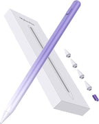 Stylus Pen for iPad 2018-2025, 15Mins Fast Charge for Apple Pencil, Palm Rejection, Compatible with iPad 10/9/8/7/6, iPad Pro 12.9"/11"/13" M4, iPad mini 6/5, iPad Air 5/4/3/11"-13" M2