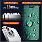 UniqueMe 3 Pack Compatible for iPhone 14 Pro Max/iPhone 14 Pro Camera Lens Protector,[[Scratch-Resistant] Case Friendly]- Silver