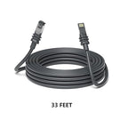 33FT Replacement Cable for Starlink Gen 3 and Starlink Mini, Replacement Starlink Rectangular Satellite Gen 3 Waterproof Outdoor Cable