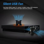 Mini, Compact 40mm x 20mm USB Fan, for VR Gear, Aquarium, Roku, Router, Raspberry Pi, Cosplay, Helmet Cooling Ventilation