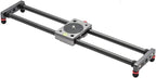 16 inches/40cm Mini Table Top Video Camera Slider Carbon Fiber Rail Rods for Smartphone iPhone Samsung DSLR Sony Canon Nikon Loading up to 11 lbs /5Kgs