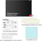19 Inch - 5:4 Aspect Ratio - Computer Privacy Screen Filter for Standard Square Monitor - Anti-Glare - Anti-Scratch Protector Film - Protects Your Eyes from Harmful Glare and Blue Light