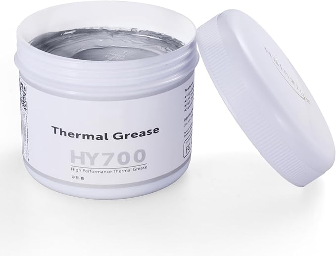 HY500-200g CPU Thermal Heatsink Grease Paste Compound Thermal Conductivity: >1.93W/m-k Carbon Based High Performance for CPU PC GPU PS5-200 Grams …