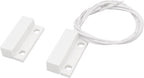 2Pcs Magnetic Reed Switch Wired Surface Mount Normally Closed NC Contact Sensor Alarm Magnetic Door Switch with 2 Wires, ABS, MC-38
