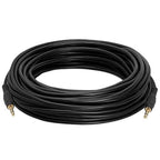 Cmple 3.5mm Aux Male to Male Stereo Audio Cable Auxiliary Headphones Cord MP3 PC - 50 Feet, Black