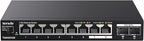 Tenda TEM2010X 8 Port 2.5G Ethernet Switch, Unmanaged 2.5Gb Switch with 8 x 2.5G Ports & 2 x 10Gb SFP+ Slots, Support VLAN & Static Link Aggregation, 80Gbps Switching Capacity, Fanless Metal Design