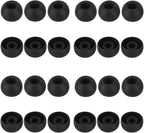 Earbud Replacement Tips - Silicone Earbud Caps for In-Ear Headphones, Black Large 10 Pairs