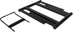 Rockville RLS2400 Lightweight Folding DJ Laptop Stand, Adjustable Height, Extra Shelf, Travel Bag, for DJs and Mobile Performers