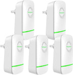 Elon-musk's Electricity Saving Box Stop Watt Stopwatt Energy Saving Device Save Energy Saving Device Energy Saving Power Strip for Home Office US Plug 90v-250v 30kw Rated Green (5PCS White)
