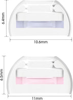 SpinFit CP1025- S/SS- Medical Grade Silicone Patented Ear Tips, Secure Fit and Supreme Comfort Fits MTW3, Galaxy Buds 2, Soundcore Space A40 & More (2 Pairs) (for Nozzle Diameter from 4-5.5mm)