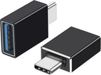 USB C Male to USB A Female Adapter (3 Pack),USB 3.2 GEN2 10Gbps High-Speed Data PD 60W Fast Charging for iMac,MacBook Pro/Air,iPhone 16 15,iPad,Microsoft Surface,Samsung Galaxy S24/23/22,etc.