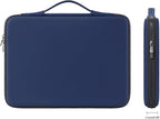 DOMISO 14 inch Laptop Sleeve with Handle Shockproof Computer Bag Waterproof EVA Protective Carrying Case for 14" ThinkPad E480/Yoga 920/13.5" Microsoft Surface Book/HP Pavilion 14 Stream 14,Dark Blue