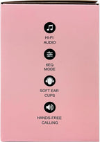 Wireless Bluetooth Headphones Over Ear 65H Playtime HiFi Stereo Headset with Microphone and 6EQ Modes Foldable Bluetooth V5.3 Headphones for Travel Smartphone Computer Laptop
