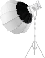 GVM Lantern Softbox Soft Light Modifier, 26inch, Quick-Setup Quick-Folding GVM Light Upgraded for GVM SD80D P80S SD300D SD200D SD200S ST200R ST100R PR150D PR150R and Other Bowens Mount Light