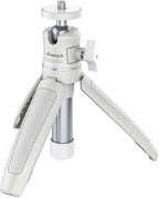 ULANZI Extension Pole Tripod, Mini Selfie Stick Tripod Stand Handle Grip for iPhone 13 Pro Max Samsung OnePlus Google Smartphone Canon G7X Mark III Sony RX100 VII A6400 Cameras Vlogging (Off-White)