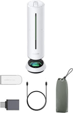 Insta360 Wave - AI Speakerphone, Bluetooth, Voice Recorder, 8 Noise-Canceling Mics w/Beamforming, AI Transcript & Summary, Support 99 Languages, 32GB Storage, Meetings, Podcasts, Livestreams