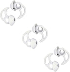 Silicone Ear Tips Replacement Earbud Tips Compatible with Bose Quietcomfort and Sport Headphone Ear Bud Tips Earbud Covers Large 3 Pairs