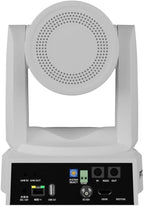 PTZOptics Move 4K 30x Auto-Tracking PTZ Camera with Built-in Tally Light, 3D Noise Reduction, and Advanced White Balance Modes (White)