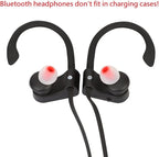 Earbud Replacement Tips Silicone Earbud Tips Headphone Earbud Tips Ear Gels Fit for Inner Hole from 3.8mm - 5.1mm Earphones 9 Pairs S/M/L Clear Red