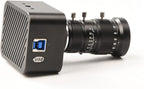 MOKOSE USB Camera 4K, USB3.0 Manual Focus Webcam with C-Mount 10-55mm Telephoto Zoom Lens, IMX678 1/1.8" 8MP Sensor Support YUY2,Web Camera for Desktop Computer Laptop