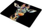 Square Mouse Pad Colorful Artistic Giraffe-1,Gaming Mouse Pads for Desk,Soft Computer Waterproof Non-Slip Mouse Mat
