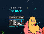 TEAMGROUP GO Card 256GB x 3 PACK Micro SDXC UHS-I U3 V30 4K for GoPro & Drone & Action Cameras High Speed Flash Memory Card with Adapter for Outdoor Sports, 4K Shooting, Nintendo-Switch TGUSDX256GU362