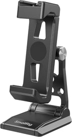 SMALLRIG Metal Phone Tripod Mount, Cell Phone Mount with Quick Release Adapter for Arca-Swiss, Multifunctional Phone Holder for Arca-Type Tripod, for DJI RS 3 Mini Stabilizer, for iPhone - 4611