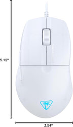 Turtle Beach Pure SEL - Ultra-Light Ergonomic RGB Gaming Mouse, 8K DPI Optical Sensor, Mechanical Switches, Pretension System, Pure PTFE Glides, RGB Illumination – White