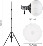 GVM 150W RGB Video Light Kit, 2700K~7500K Bi-Color LED Video Light Photography Studio Lighting Kit with Lantern Softbox & Stand, Continuous Output Lighting Kit with 8 Lighting Effects, CRI 97+