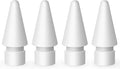 MEKO 4 Pack Replacement Tips for Apple Pencil 1st Gen & 2nd Gen, Pen Nibs for iPad Pro Pencil- White
