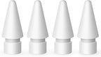 MEKO 4 Pack Replacement Tips for Apple Pencil 1st Gen & 2nd Gen, Pen Nibs for iPad Pro Pencil- White