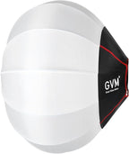GVM Lantern Softbox Soft Light Modifier, 26inch, Quick-Setup Quick-Folding GVM Light Upgraded for GVM SD80D P80S SD300D SD200D SD200S ST200R ST100R PR150D PR150R and Other Bowens Mount Light