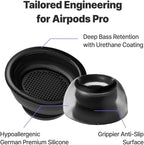AZLA Crystal for Airpods Pro 1st & 2nd Gen (2-Pair, MS) – Airpod Pro Ear Tip Replacement – Airpod Pro Tips with Premium Silicone