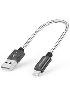 CableCreation 3-Pack Short iPhone Charging Cable 6 Inch/0.5ft, [MFi Certified] Lightning to USB Data Sync Cord, Compatible with iPhone 14/14 Pro, AirPods Pro, iPhone 13, 12, 11, iPad