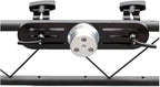 PROAIM Truss/Scaffold Connection Plates – Mitchell Mount. Rigging Adapters for Overhead Shots. for Wall Spreader Rod/Poles/Grids. 360° Swivel Clamps, Robust & Secure - 50kg Payload