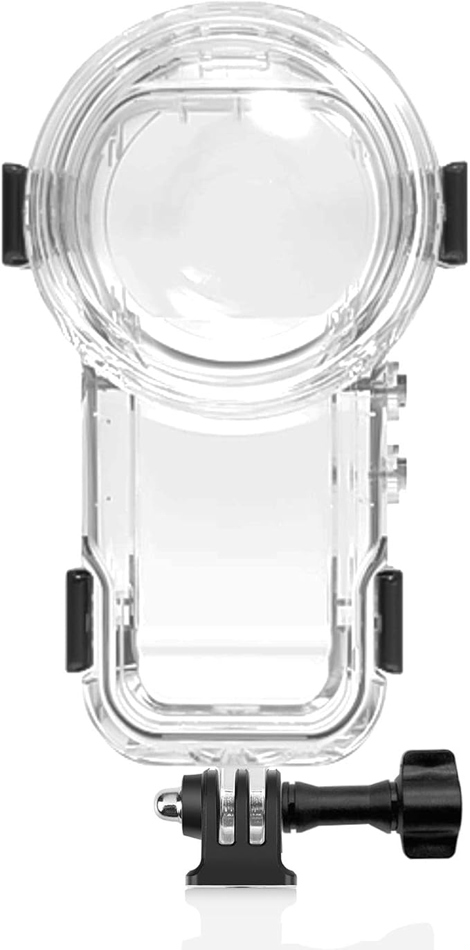 PULUZ Invisible Dive Case for Insta360 X5, [196ft/60m] Waterproof Case Diving Housing Cover Protective Underwater Shell for Insta 360 X5 Action Camera Accessories
