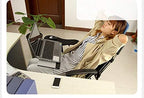 Computer Keyboard Stand Laptop Mouse Mount for Workstation Video Gaming, Installed to Chair or Any Round Bar with Maximum 1.96 inch Diagonal Thickness
