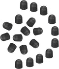MECCANIXITY 20Pcs Replacement Stylus Pen Tips 5mm Conductive Capacitive Touch Screen Pens Tips Silicone Rubber, Black