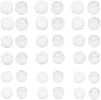 Earbud Tips Soft and Comfortable Headphone Ear Tips Ear Bud Replacement Pieces Silicone Fit Most in-Ear Headphones，Inner Hole 3.8mm -5.5mm，18 Pairs White S/M/L Replacement Earbud Tips