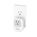 Surge Protector 1050 Joules, TESSAN Single Plug Surge Protector with Protected Light Indicator, 1875W Max Portable Wall Outlet for Appliances, TV, Computer, Refrigerator, Treadmill, Massage Chair