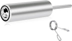 Weight Stack Pin Extender for Gym Cable Machine & Home Gym, Ø10 mm ＆ Ø8 mm, Allowing Additional Olympic Weight Plates, Made of Durable Steel for Secure and Long-Lasting Use
