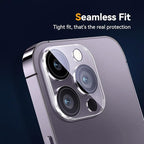 Camera Lens Protector for iPhone 16 pro 6.3 / iPhone 16 pro max 6.9,9H Tempered Glass，Ultra HD, Scratch Resistance Easy to Install，Case Friendly，[Does not Affect Night Shots] 3-Pack