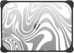 CASETiFY Bounce MacBook Pro 16-inch (M3/M4) Case [Enhanced Protective Corner Design/Ventilation Cutouts/Anti-Slip Grip] - Marble Transparent Trippy - Clear Black