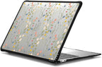 CASETiFY Impact MacBook Air 13" (M1/Intel) Case [Cushioned Impact Corners/Scratch-Resistant/Anti-Slip Grip] - Dreamy Floral Pattern - Clear Black